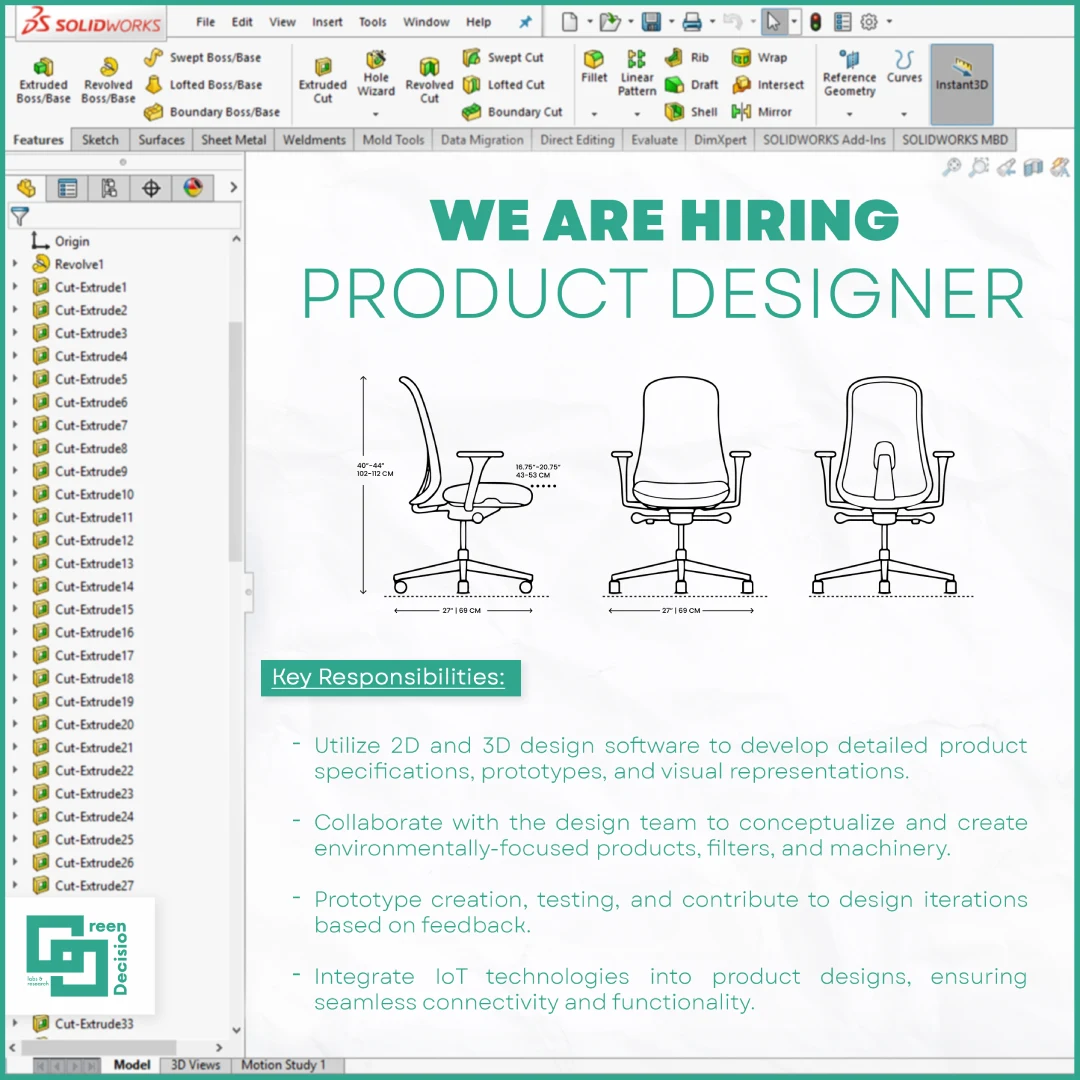 Green Decision Labs and Research hiring Product Designer - Vacancy Open - GD Labs