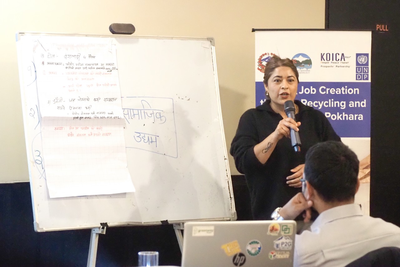 Green Job Creation through Recycling and Upcycling in Pokhara - GCRU -19